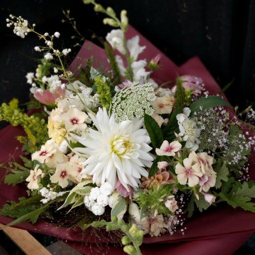 Summer bouquet in white and cream Floral Acre Somerset